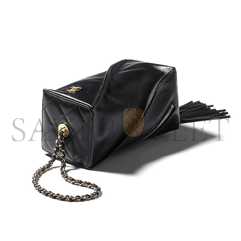 Ch*el clutch with chain lambskin ap4686 (18*9*9cm)